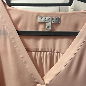 Chaus Women's Blouse in Soft Pink